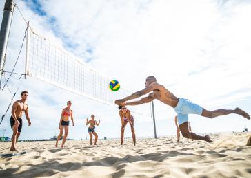 Cancha de vóley-playa